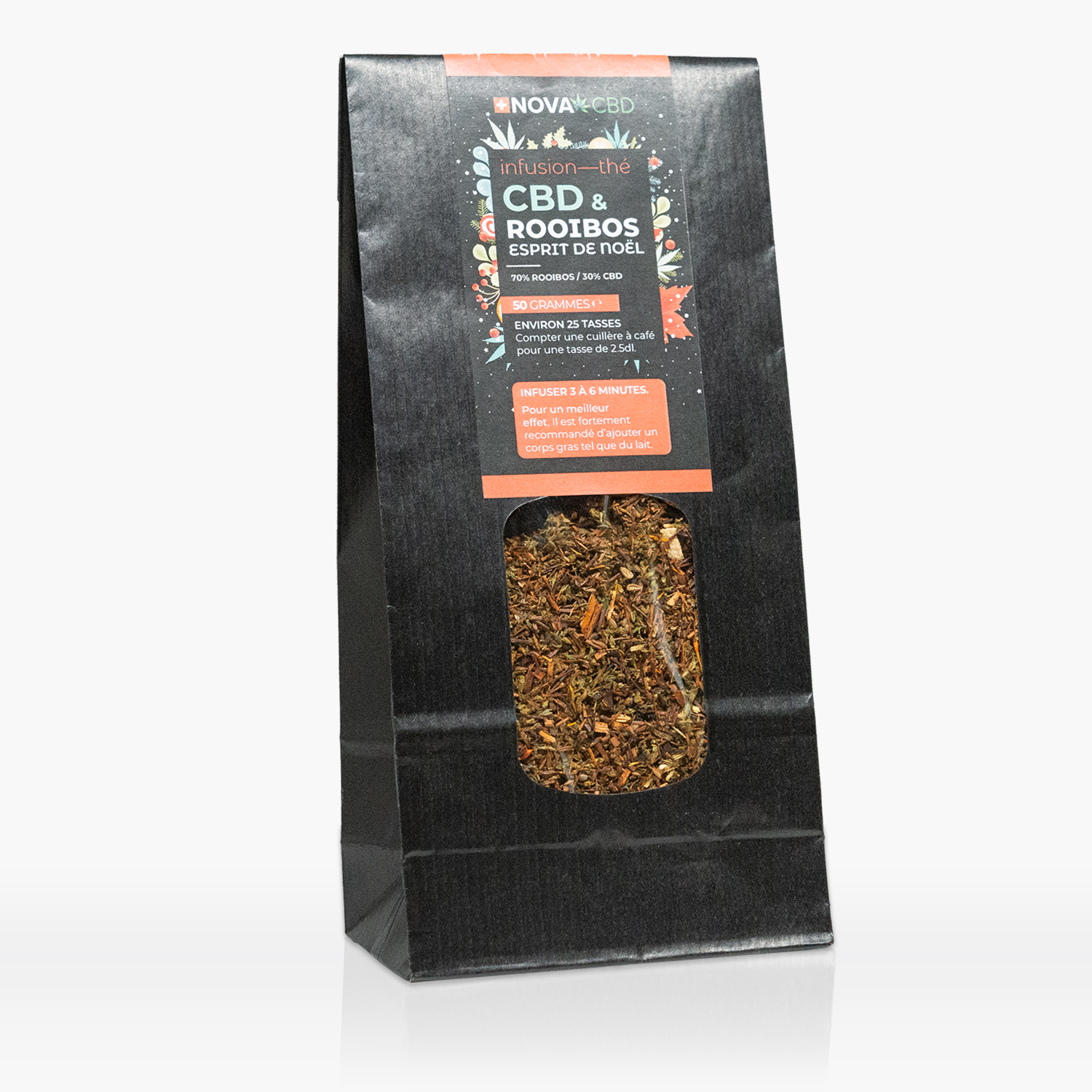 Infusion Rooibos CBD Esprit de Noël